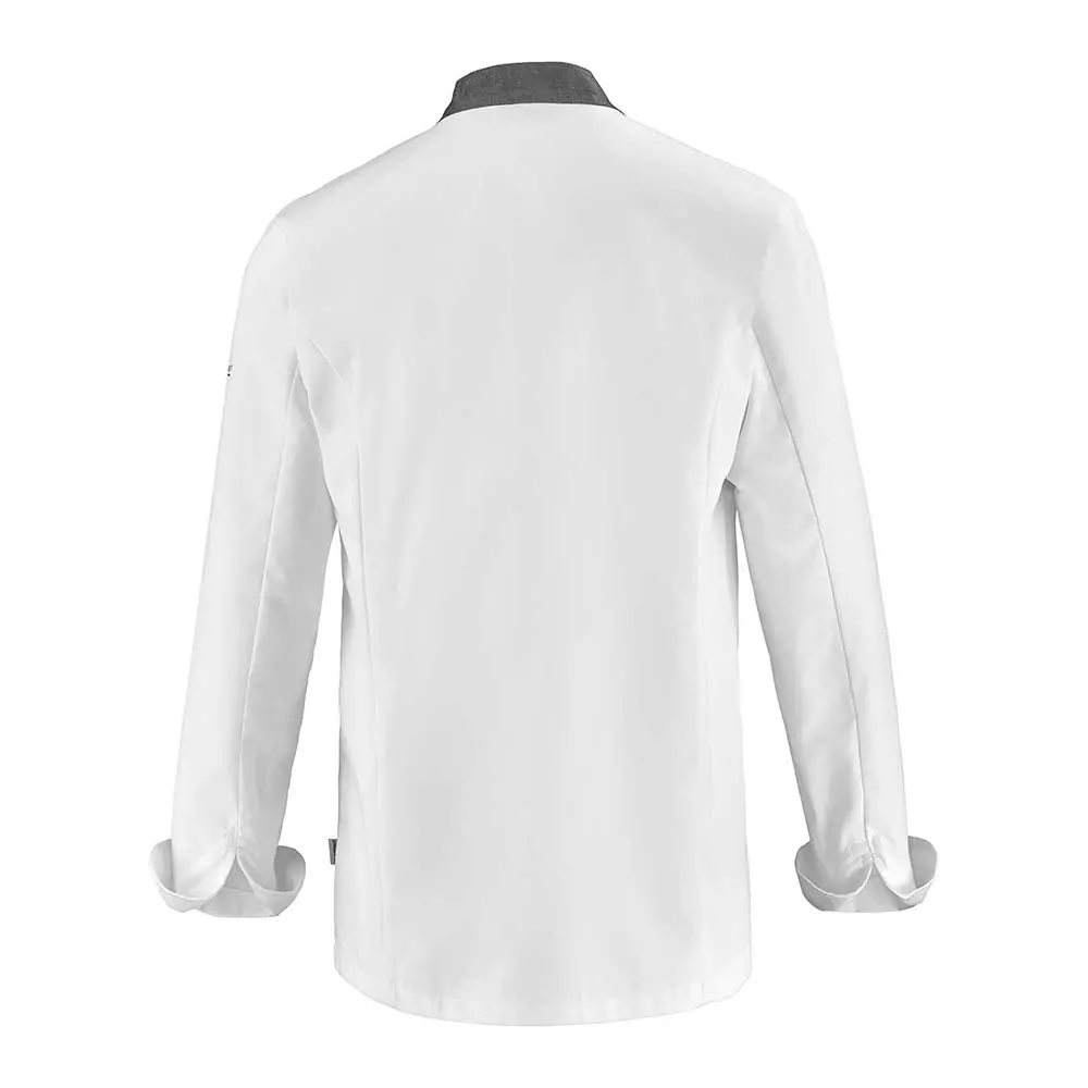 LaFont 2CBBPC-ZYE-GSC, Cabbage Mandarin Collar Jacket, White/Anthracite, image 2