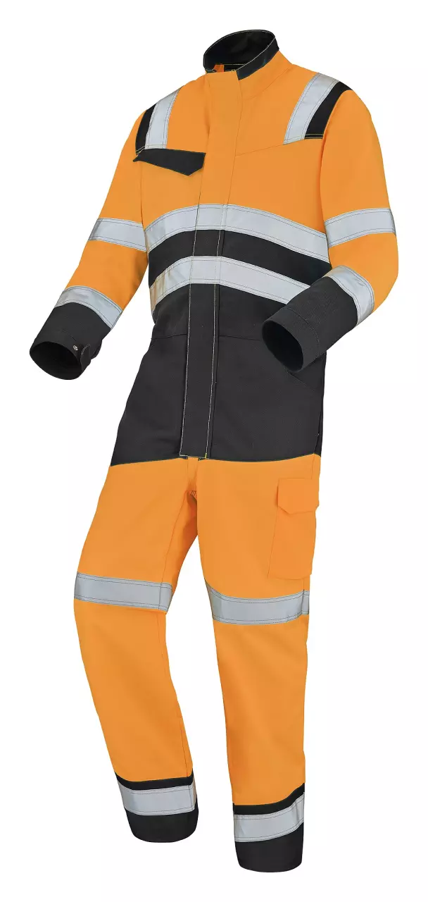 Cepovett 9G869570-XVR-HZC, Fluo Safe Xp High-visibility coverall, orange fluo/anthracite, image 1, gallery thumbnail