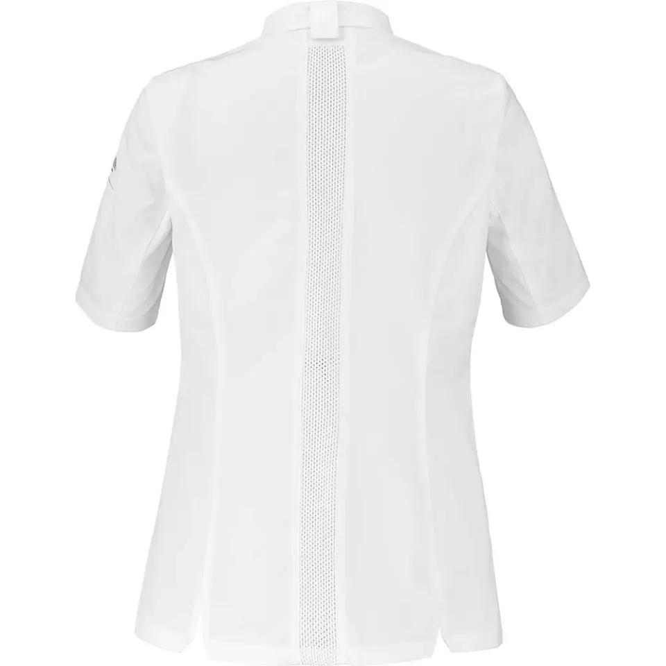 LaFont 2NUTMC2-ZQD-GZR, Nutmeg Chef Jacket, White, image 2, gallery thumbnail