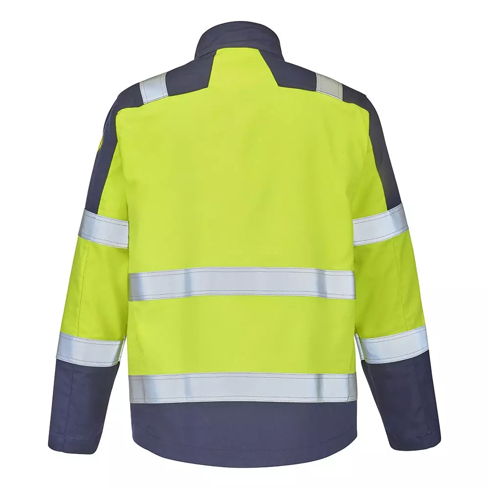 Cepovett 9D728496-VXZ-HDN, Blancas Hi-Vis Work Trousers, Fluorescent Yellow/Navy, image 2