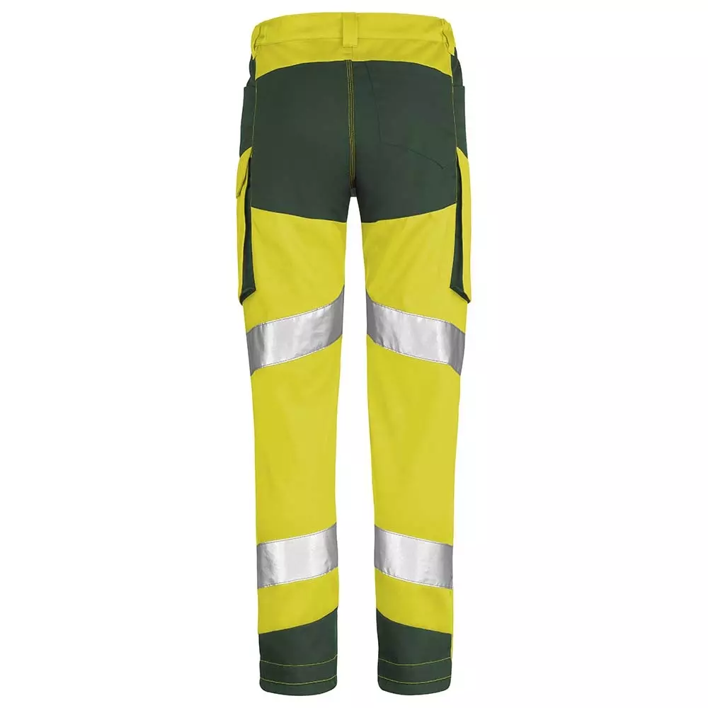 LaFont 1HVN3PI-YRA-GOO, Iris Pi Hi-Vis Work Trousers, Fluorescent Yellow/Dark Green, image 2