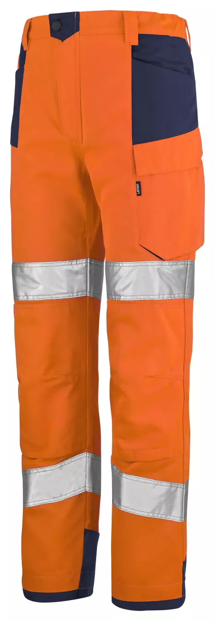 LaFont 1HVNG3PI-XGZ-GDN, Pupil Pi Warnschutz Arbeitshose, Orange Fluo/Marineblau, image 1, gallery thumbnail