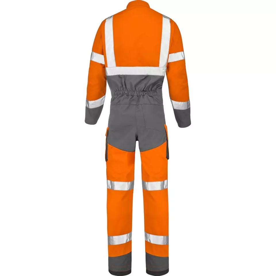 LaFont 5HVH3PI-YMZ-GON, Optic Pi Hi-Vis Coverall, Fluo Orange/Mineral Grey, image 2, gallery thumbnail
