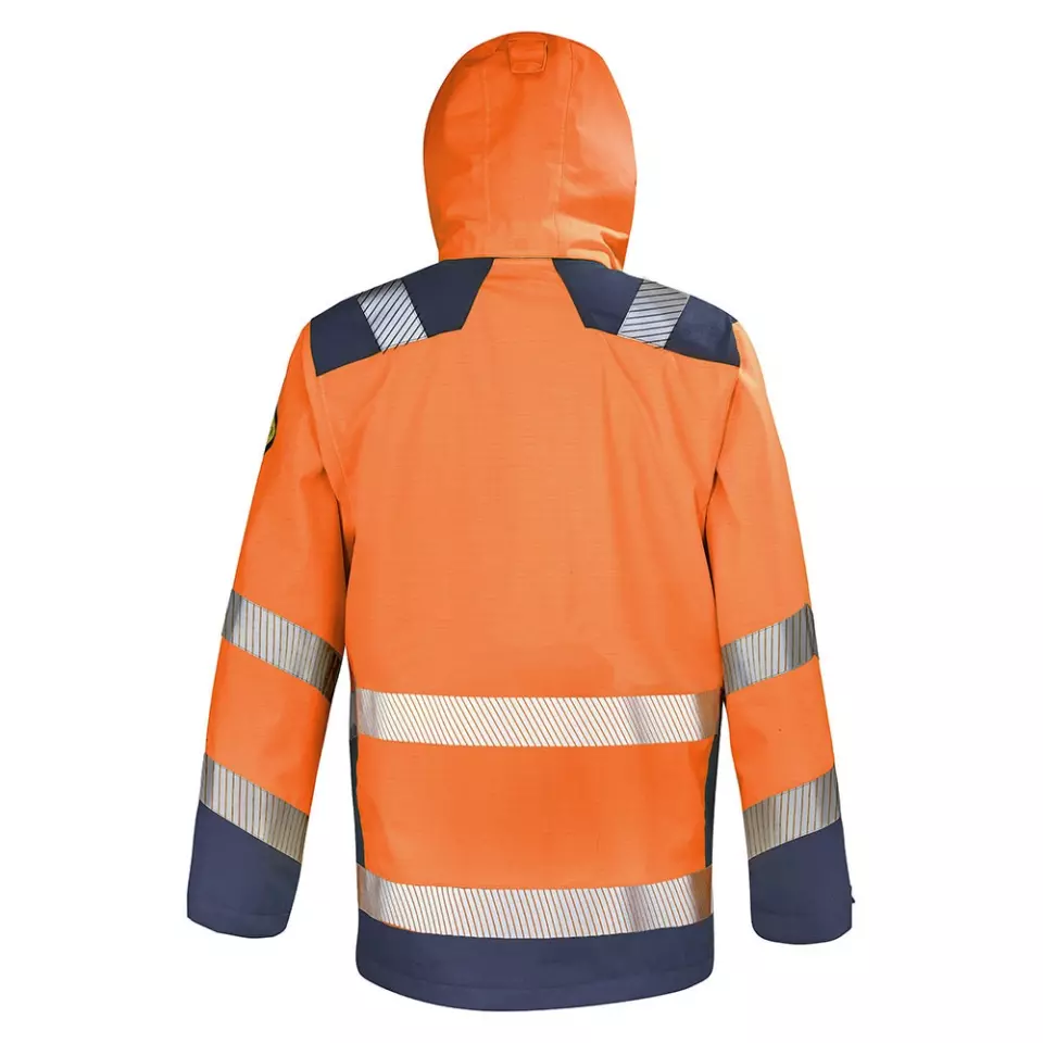 Cepovett 9D623006-XYR-HQF, Ione Reflective Jacket, Orange Fluo/Navy, image 2, gallery thumbnail
