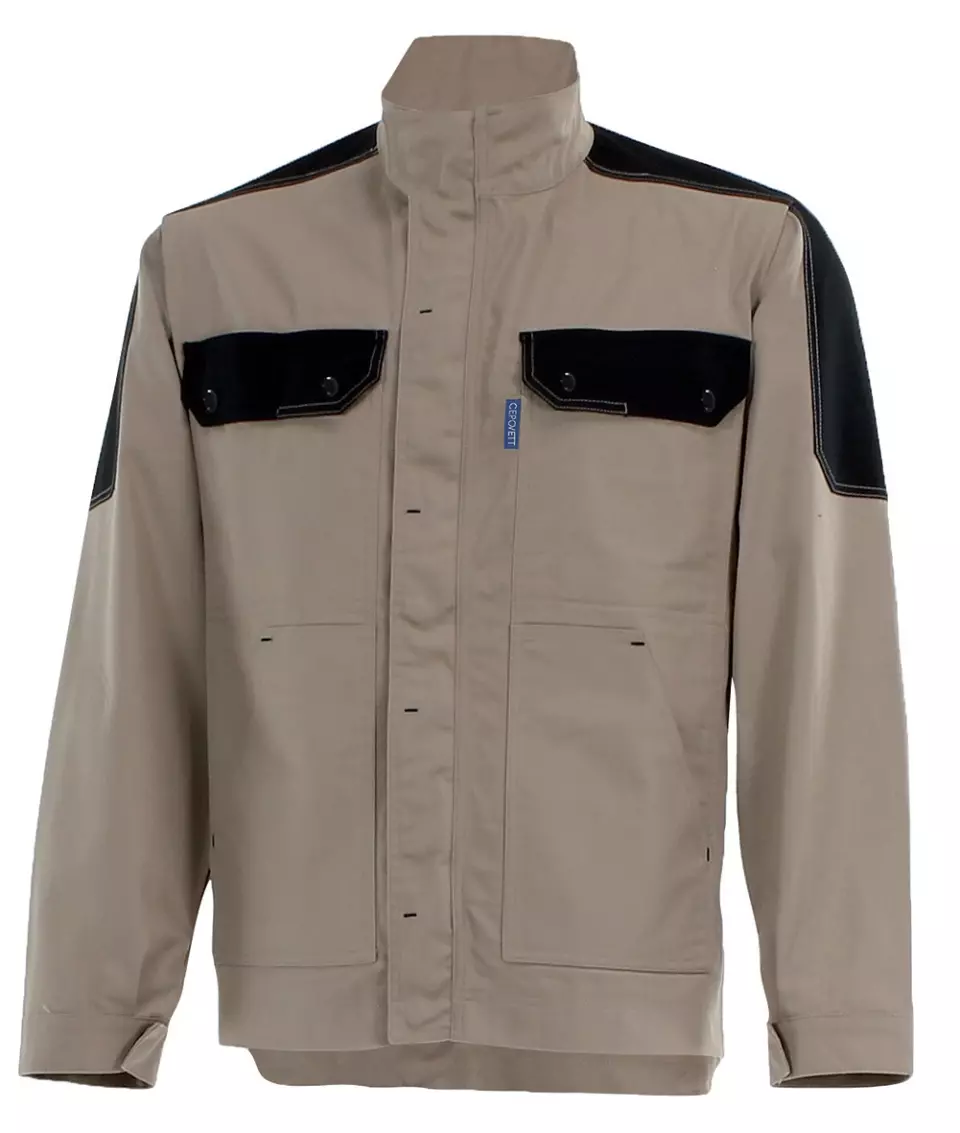 Cepovett 92698053-KNC-HZQ, Kargo Pro Light Stand-Up Collar Jacket, Beige/Black, image 1, gallery thumbnail