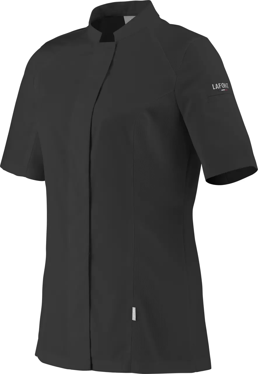 LaFont 2PEPMC2-LUC-GBQ, Pepper Chef Jacket, Black, image 1, gallery thumbnail