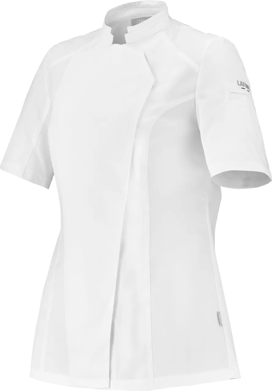 LaFont 2NUTMC2-ZQD-GZR, Nutmeg Chef Jacket, White, image 1, gallery thumbnail