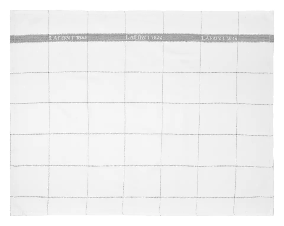 LaFont 9TRM-WU, Tiramisu Fabric Cloth, 60 x 80 cm, White/Grey, image 1, gallery thumbnail