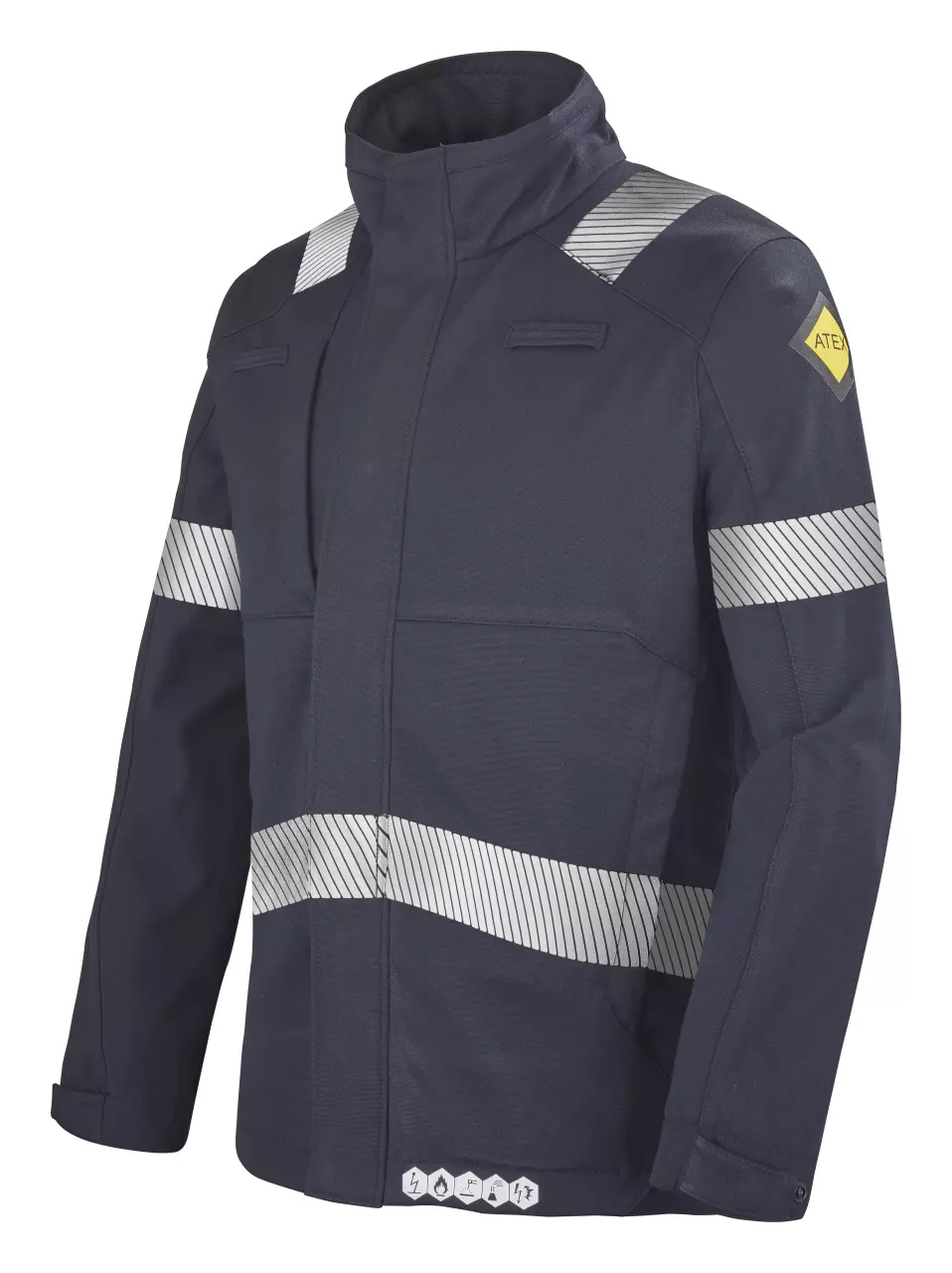 Cepovett 9D983068-KJR-HTF, Teide Hi-Vis Jacket, Navy, image 1, gallery thumbnail