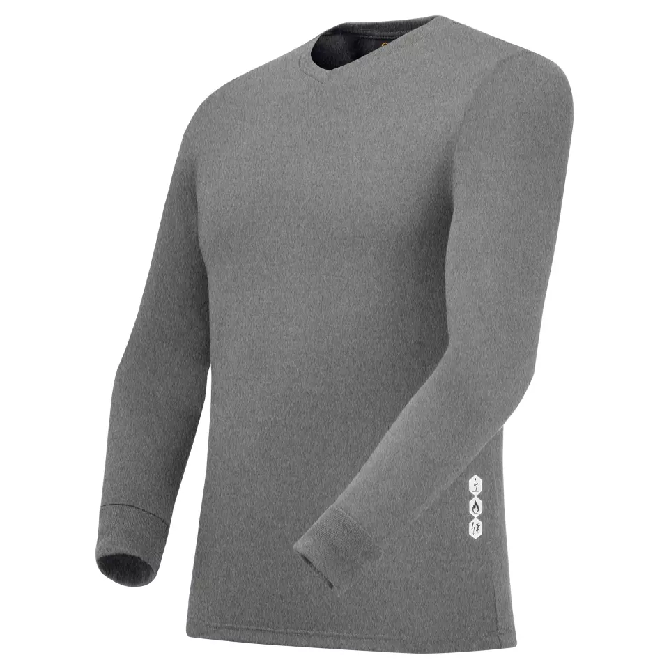 Cepovett T1000-VBO-HRC, FR LangarmShirt, Grau Meliert, image 1, gallery thumbnail