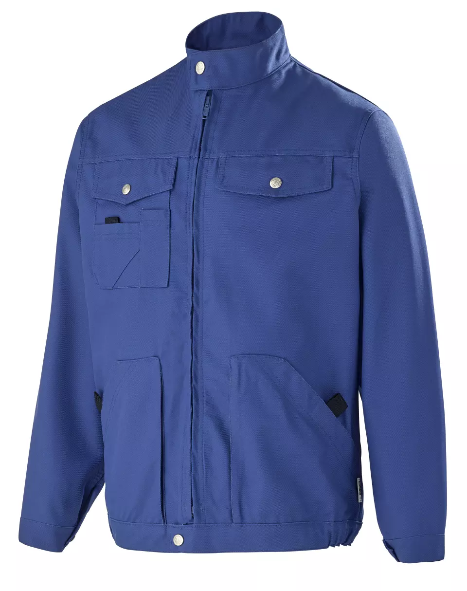 Cepovett 92059035-KYZ-HHN, Coton Equitable Mandarin Collar Jacket, Blue, image 1, gallery thumbnail