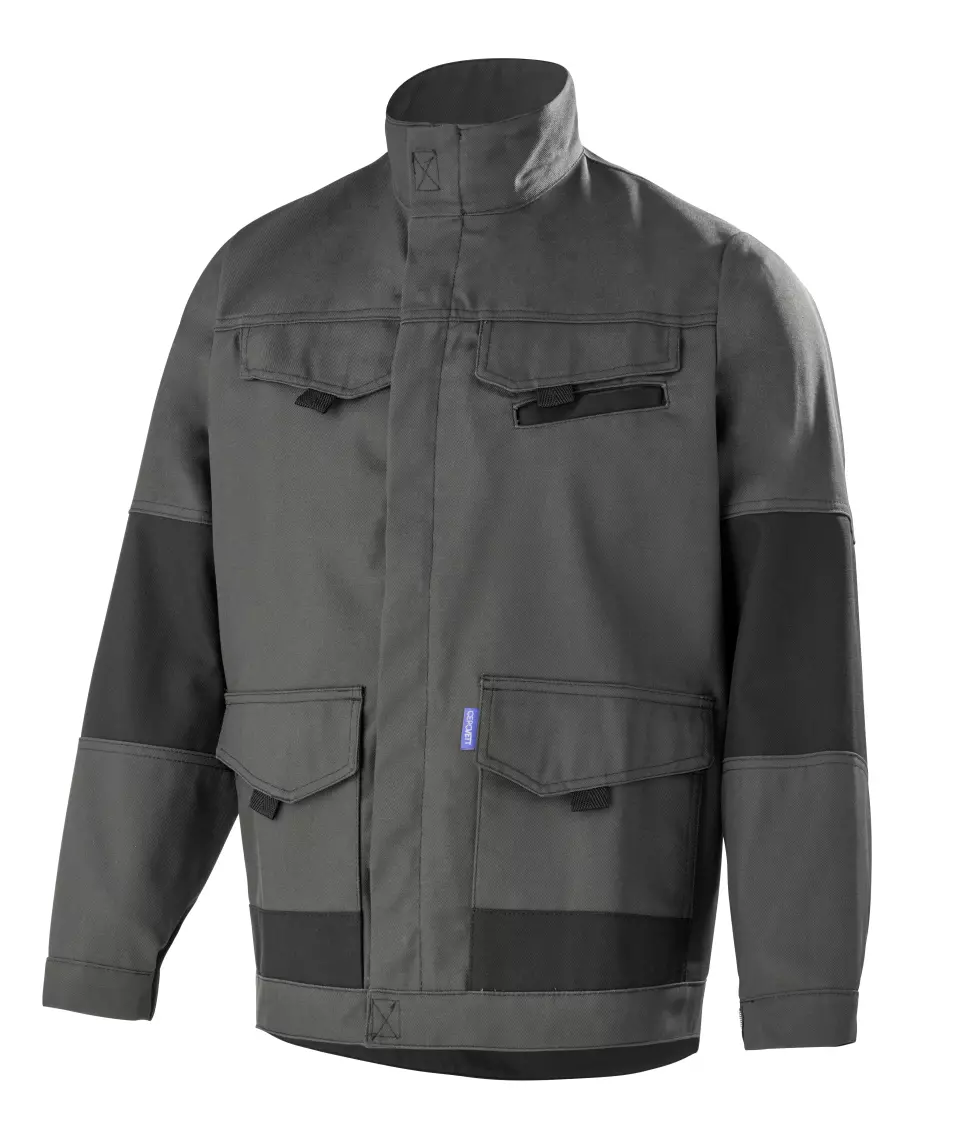 Cepovett 92799035-HAC-HLQ, Facity Stand-up Collar Jacket, Anthracite/Black, image 1, gallery thumbnail