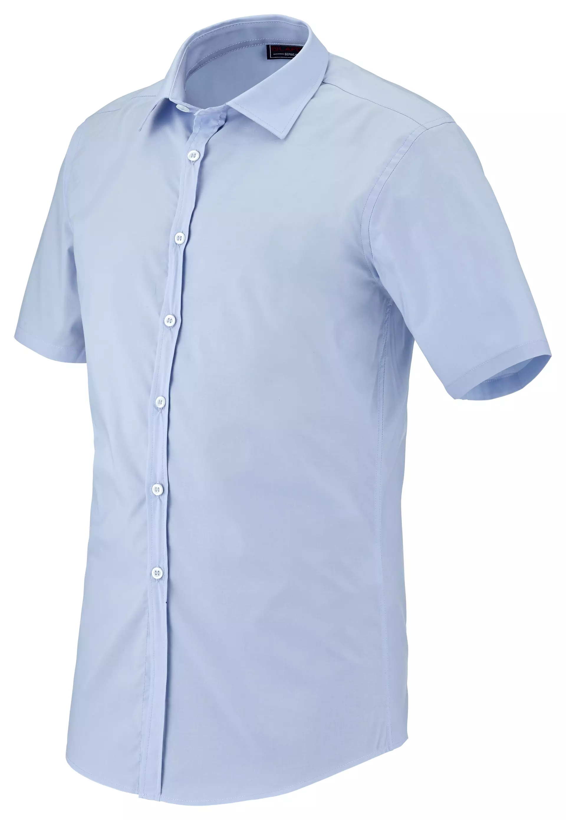 LaFont 5P208658-SNZ-GWN, Capuccino Men's Short Sleeve Shirt, Sky Blue, image 1