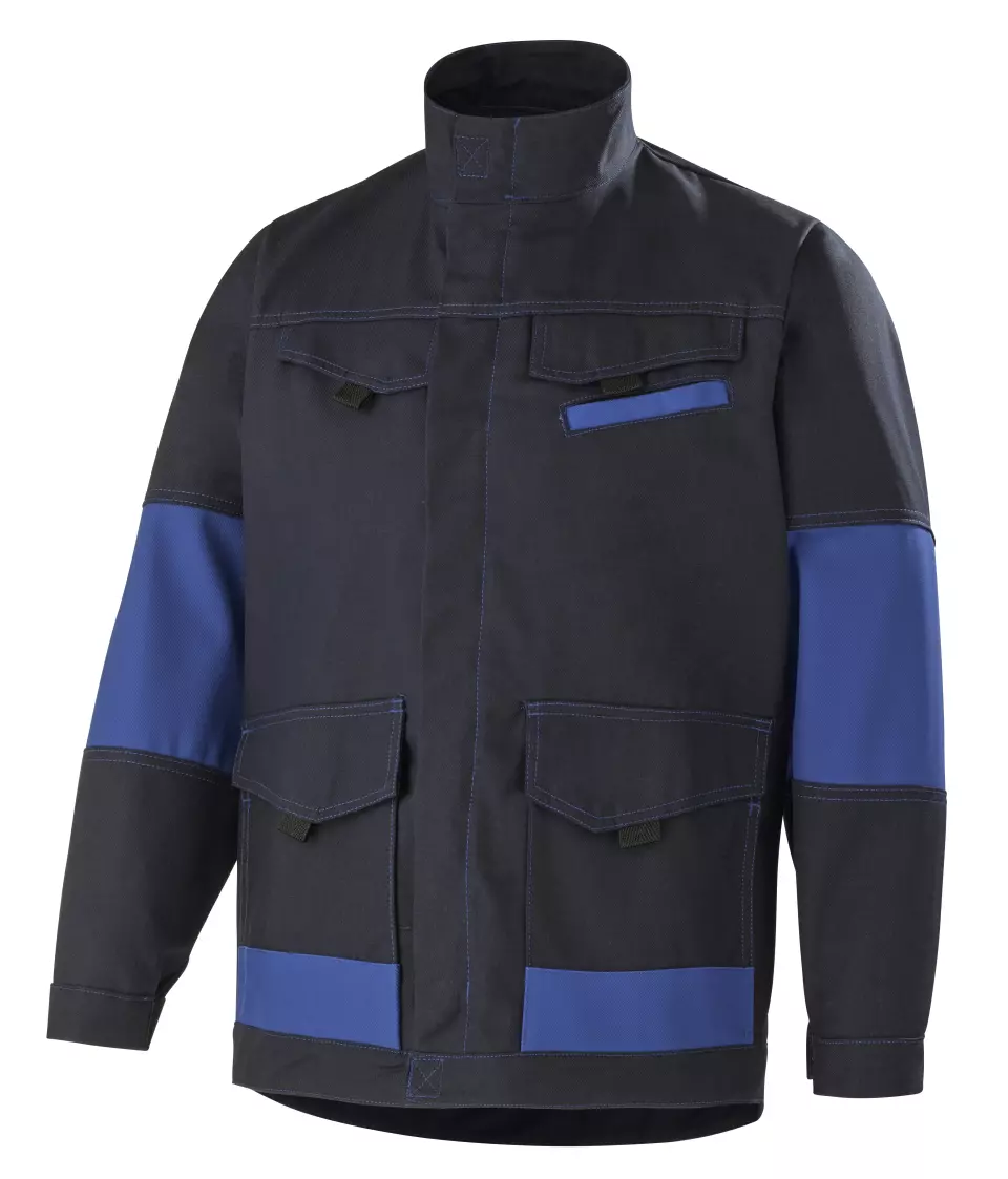 Cepovett 92799035-KXF-HQN, Facity Stand-up Collar Jacket, Navy/Royal Blue, image 1, gallery thumbnail