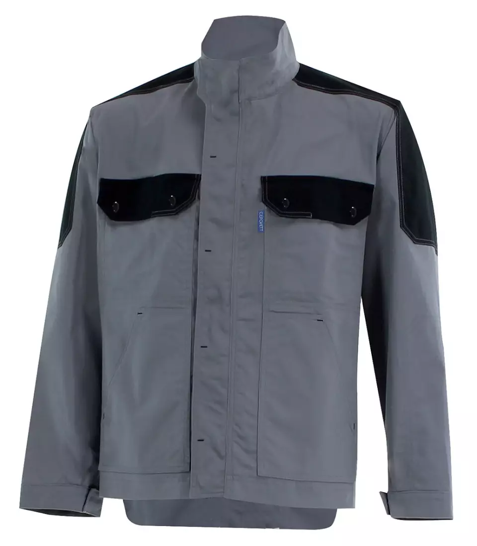 Cepovett 92698053-VYC-HQQ, Kargo Pro Light Stand-Up Collar Jacket, Graphite Grey/Black, image 1, gallery thumbnail