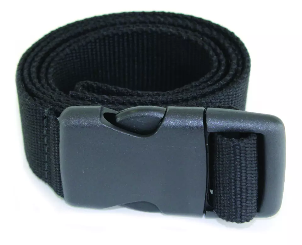 Cepovett T169-SZ, Gürtel mit Plastikschnalle, 120 x 3 cm, Schwarz, image 1, gallery thumbnail