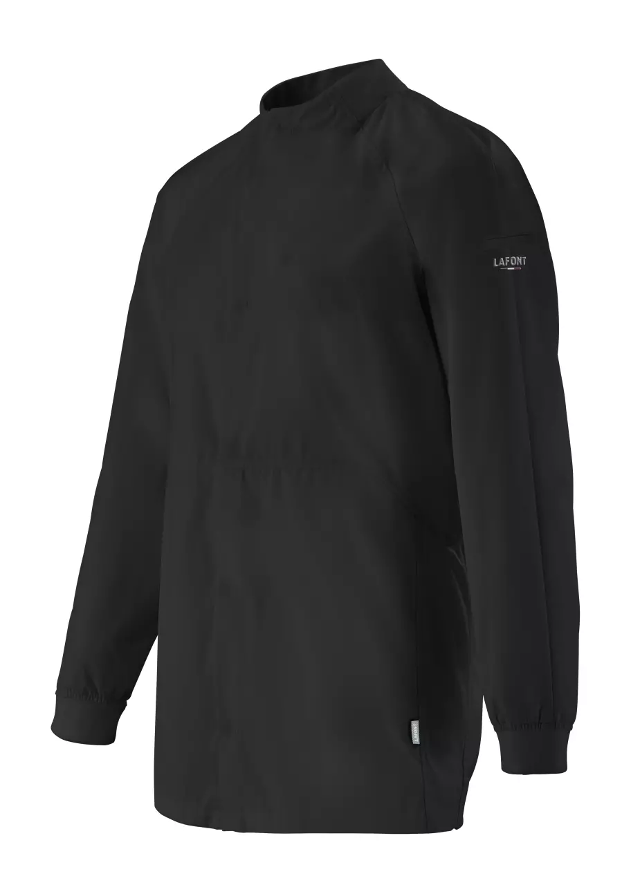 LaFont 2FFR-LUC-GSQ, Effervescence Chef Jacket, Black, image 1, gallery thumbnail