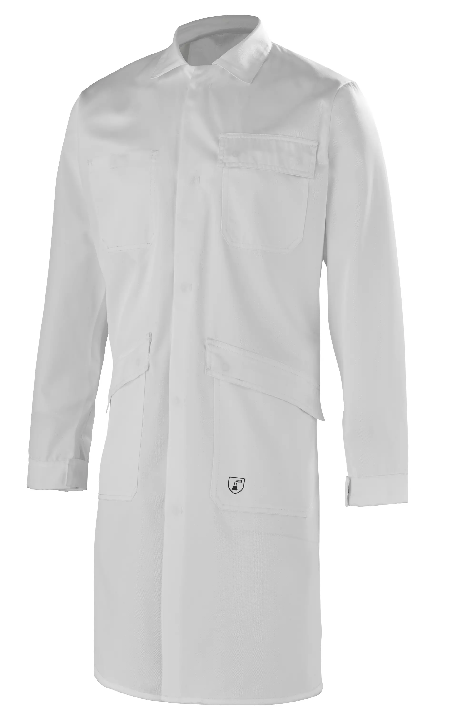 Cepovett 95029573-ZQD-HFR, Chemical Pro Stand Collar Coat, White, image 1