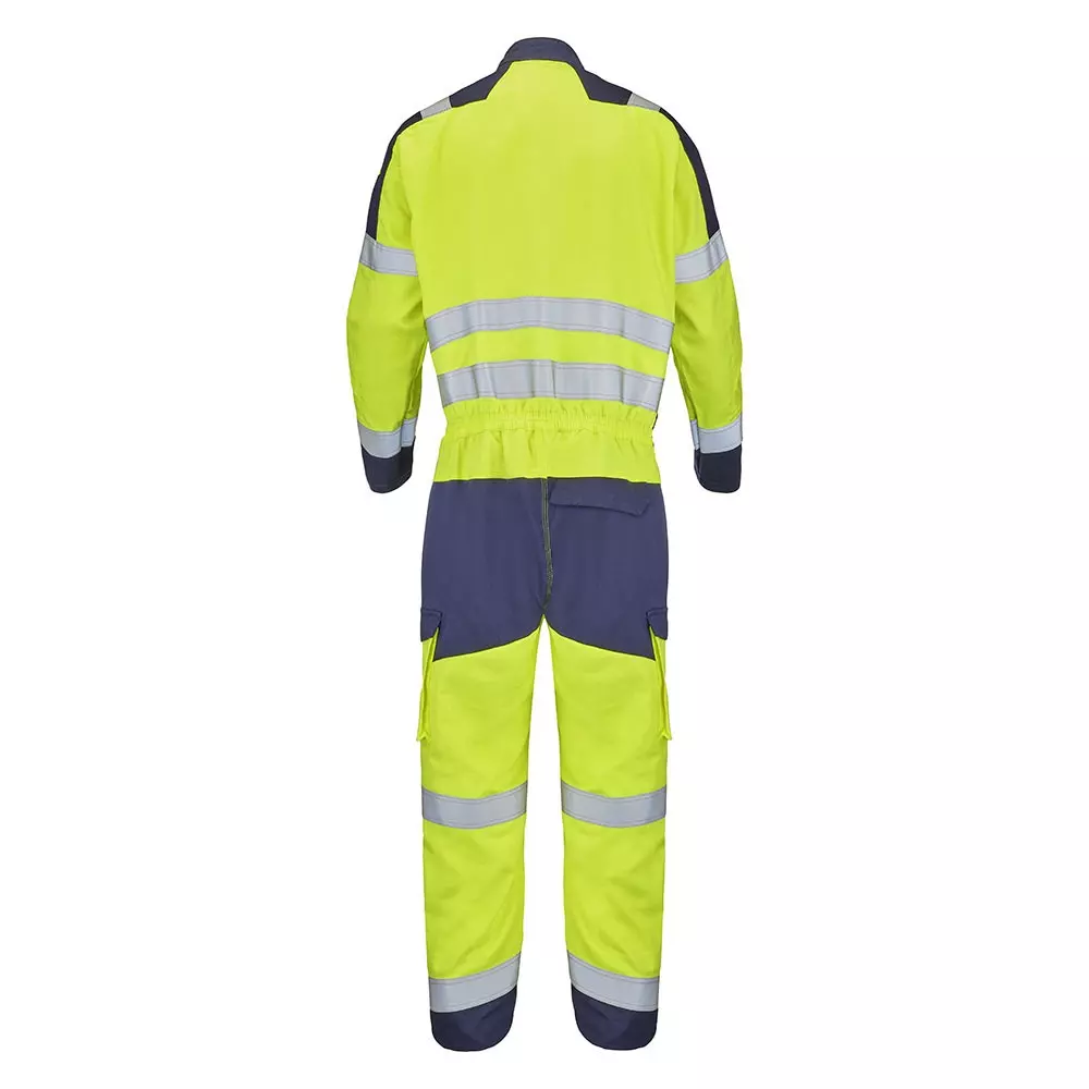 Cepovett 9J728496-VXZ-HBN, Paniri Hi-Vis Coverall, Fluo Yellow/Navy Blue, image 2