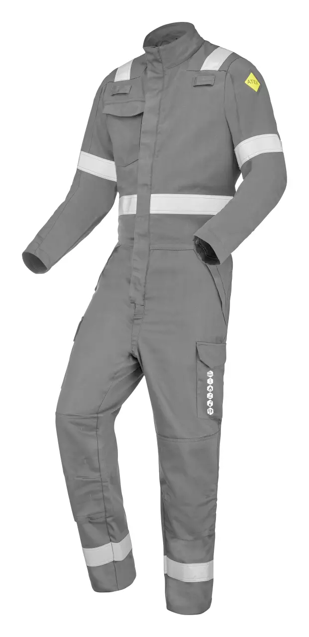 Cepovett 9G828496-LFZ-HNN, Colachi Hi-Vis Coverall, Steel Grey, image 1, gallery thumbnail