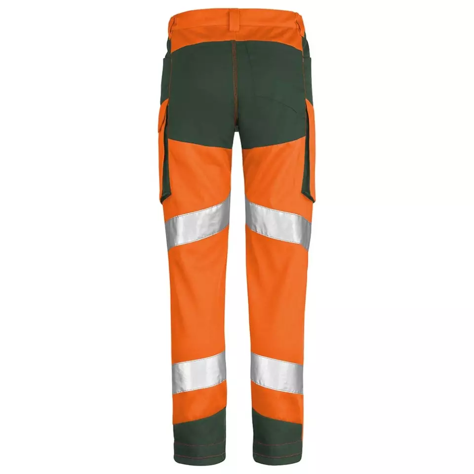 LaFont 1HVN3PI-YGA-GAO, Iris Pi Warnschutz Arbeitshose, Fluo Orange/Dunkelgrün, image 2, gallery thumbnail