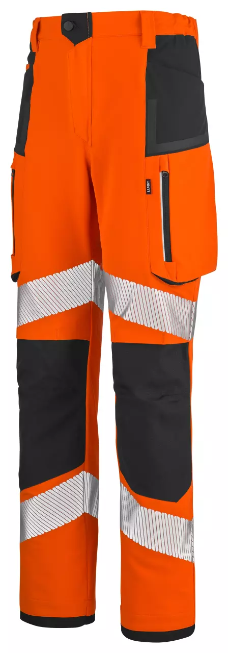 LaFont 1FLST3PI-XIC-GOQ, Star Pi Warnschutz Arbeitshose, Orange Fluo/Schwarz, image 1, gallery thumbnail