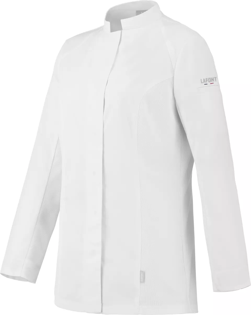 LaFont 2PEP2-ZQD-GZR, Pepper Chef Jacket, White, image 1, gallery thumbnail