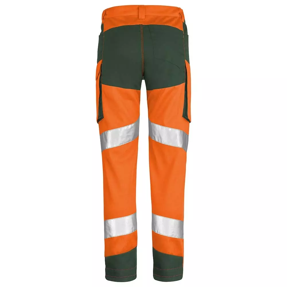LaFont 1HVN3PI-YGA-GAO, Iris Pi Warnschutz Arbeitshose, Fluo Orange/Dunkelgrün, image 2