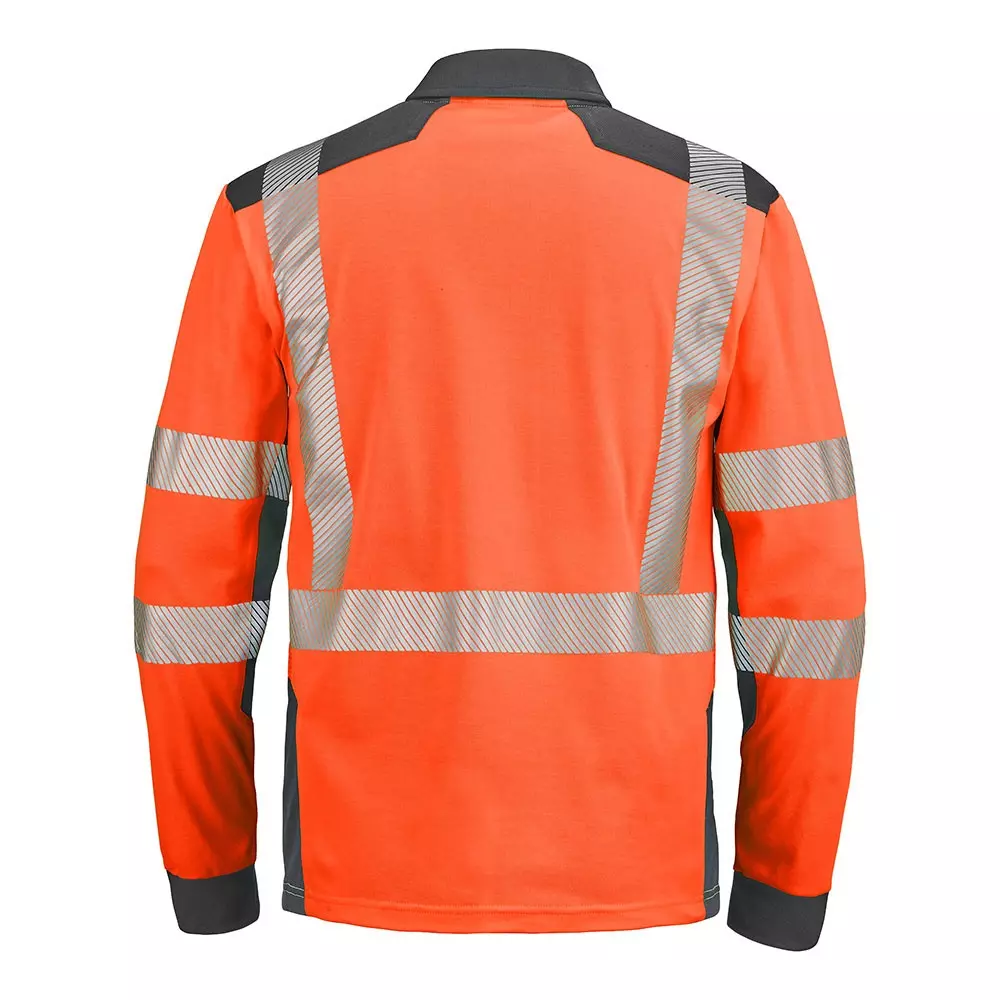 Cepovett 9T87-XVR-HBC, Ponant Warnschutz Polohemd, Orange Fluo/Anthrazit, image 2