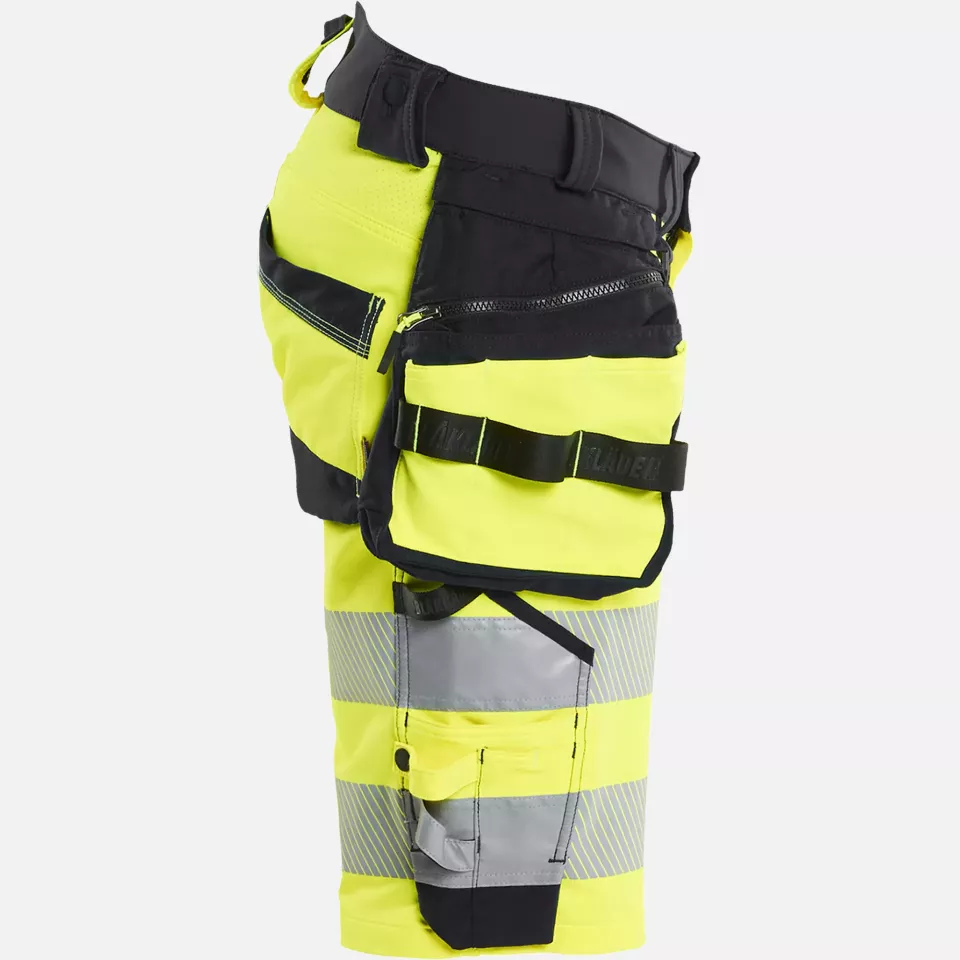 Blaklader 112016483399, High Vis 4-Wege-Stretch Shorts, Gelb/Schwarz, image 2, gallery thumbnail