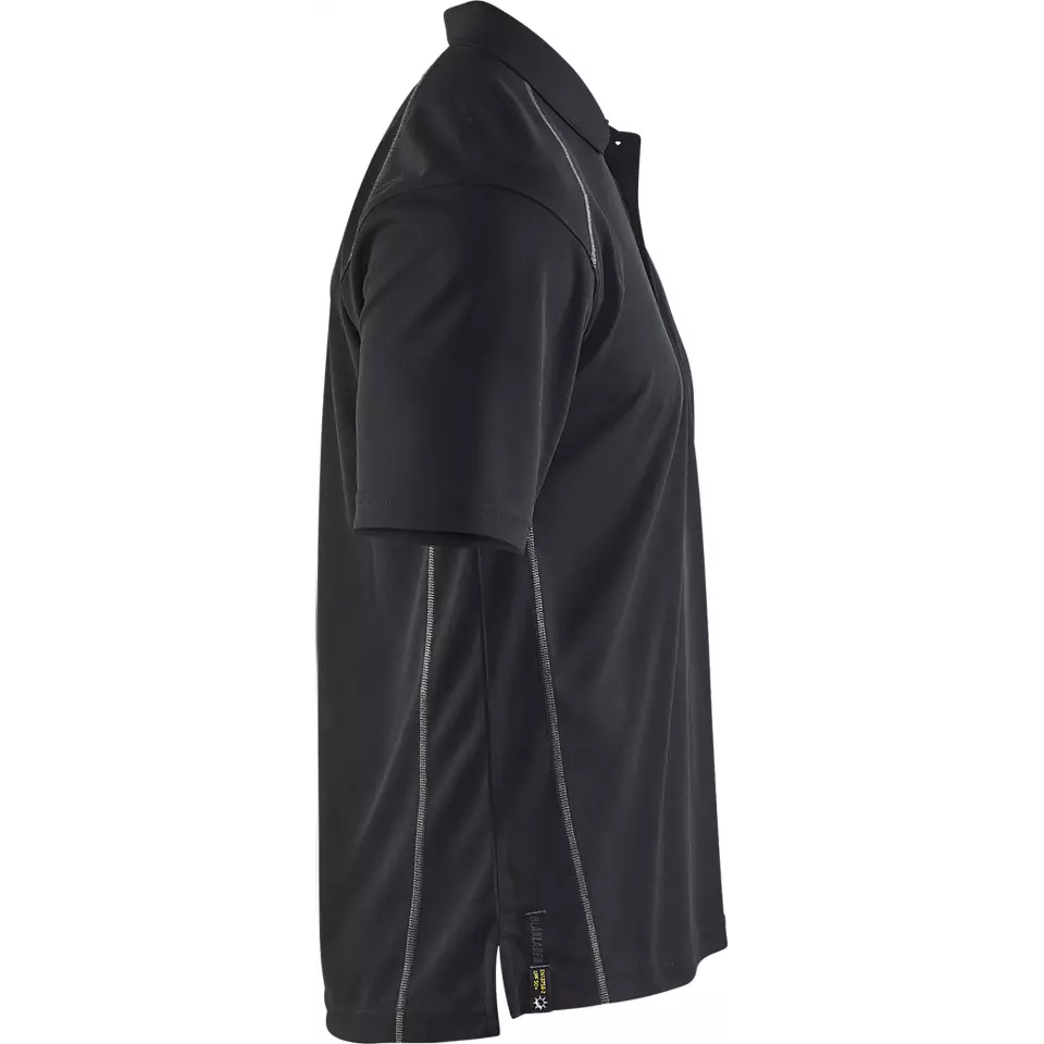 Blaklader 332610519900, UV Protection Polo Shirt, Black, image 2, gallery thumbnail