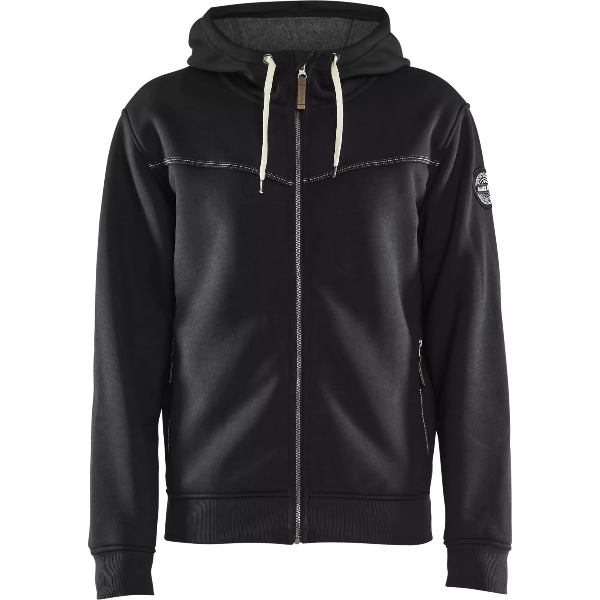 Blaklader 493325149900, Pile Lined Hooded Sweatshirt, Black