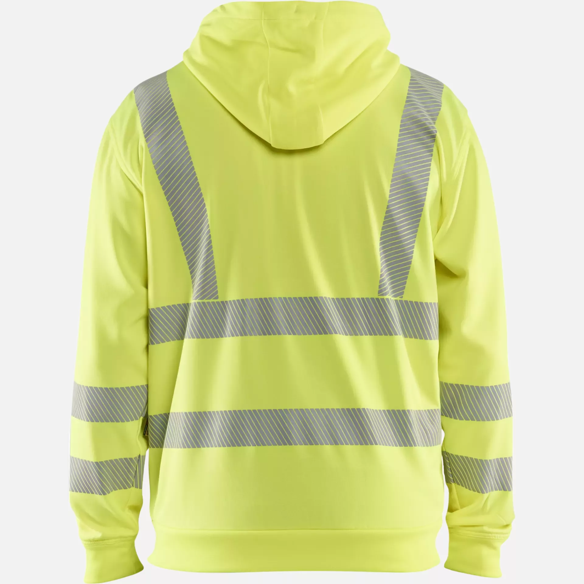 Blaklader 356525383300, High Vis Hooded Sweatshirt with Zip, Yellow, image 4