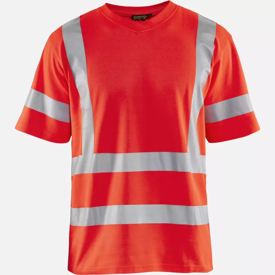 Blaklader 338010705500, High Vis UV Protection T-Shirt, Red, image 1, gallery thumbnail