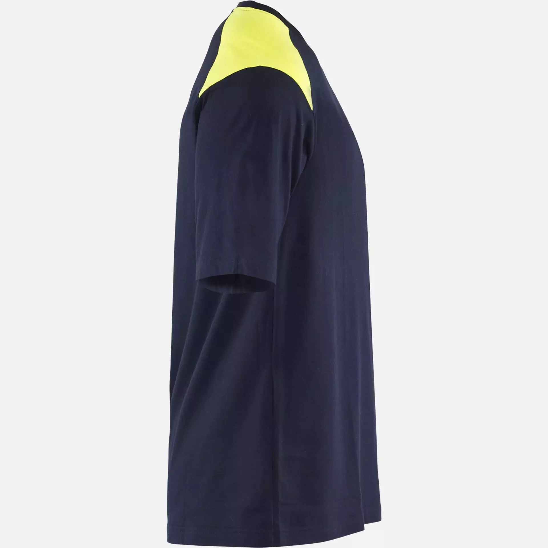 Blaklader 347617378933, Flame Resistant T-Shirt, Navy Blue/ Yellow, image 2