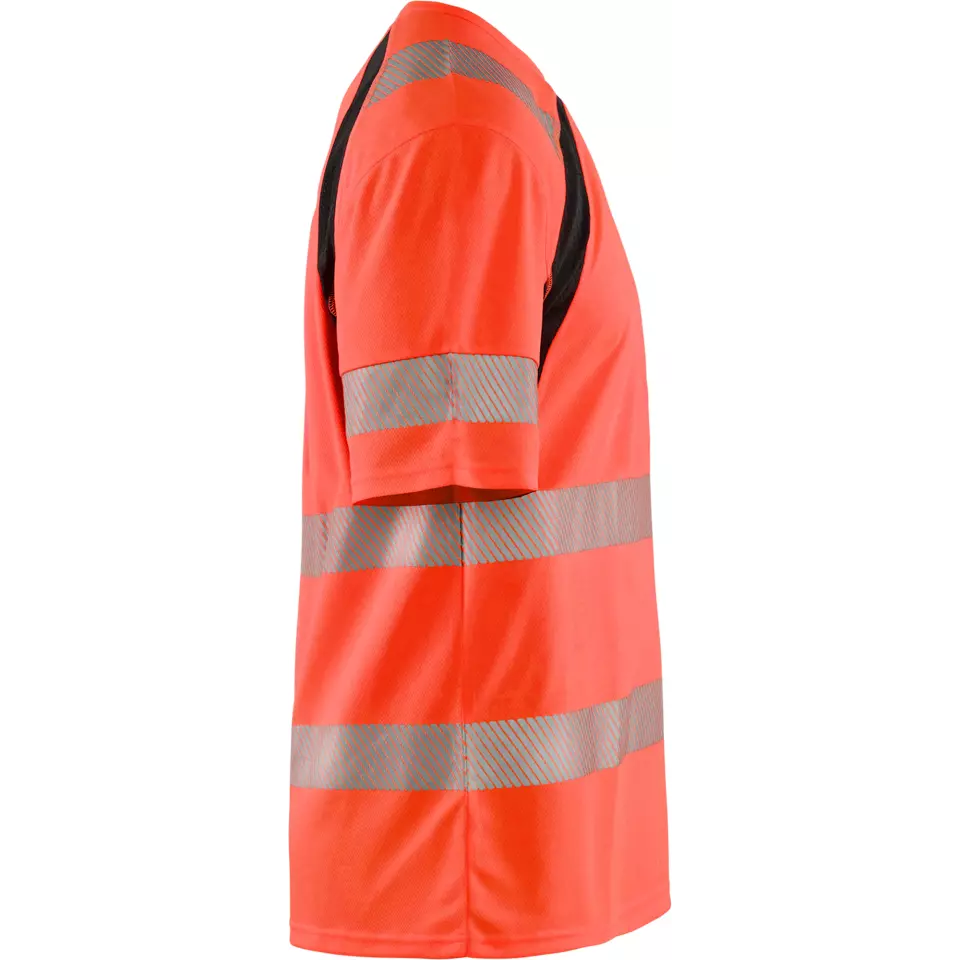Blåkläder 339710135599, High Vis UV Protection T-Shirt, Red/Black, image 2, gallery thumbnail