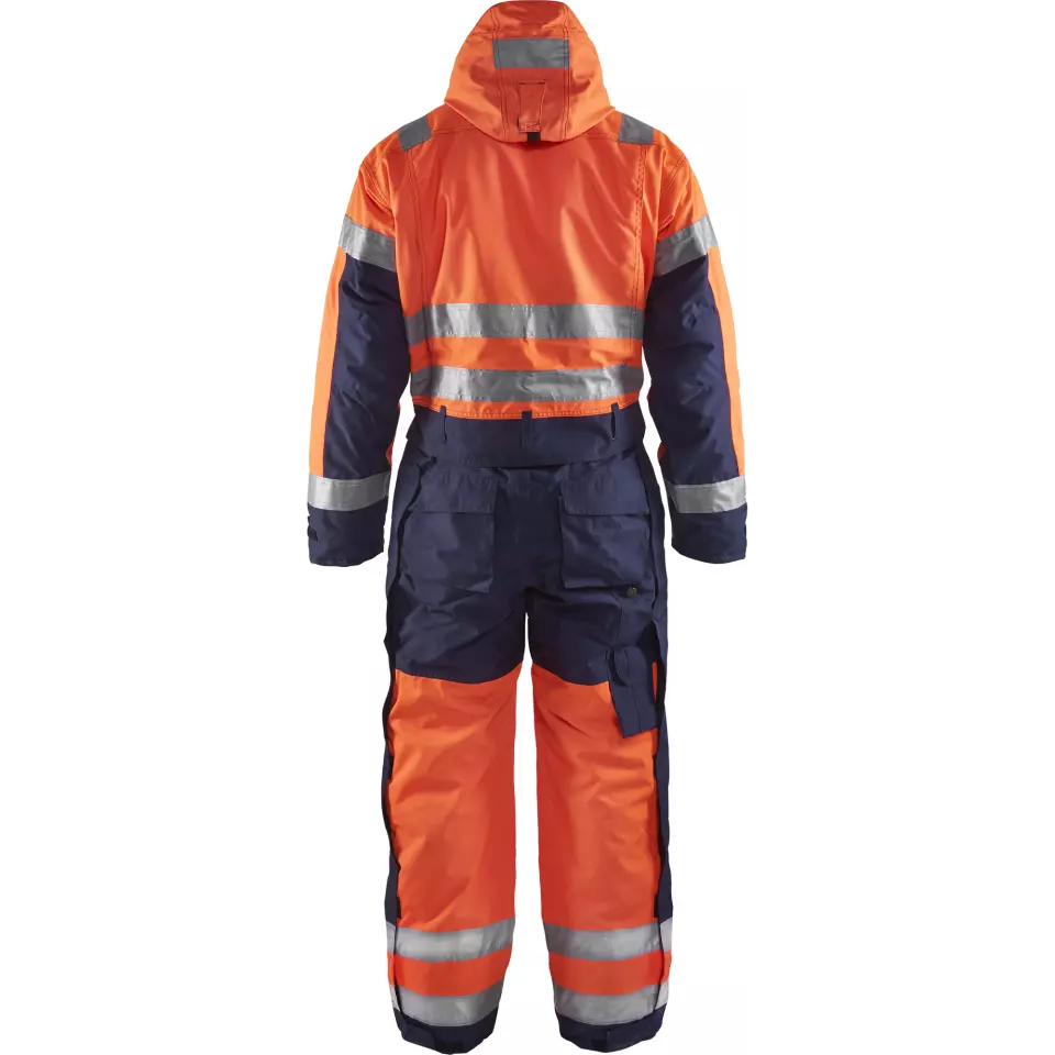 Blåkläder 676319775389, High Vis Winteroverall, Orange/Marineblau, image 4, gallery thumbnail