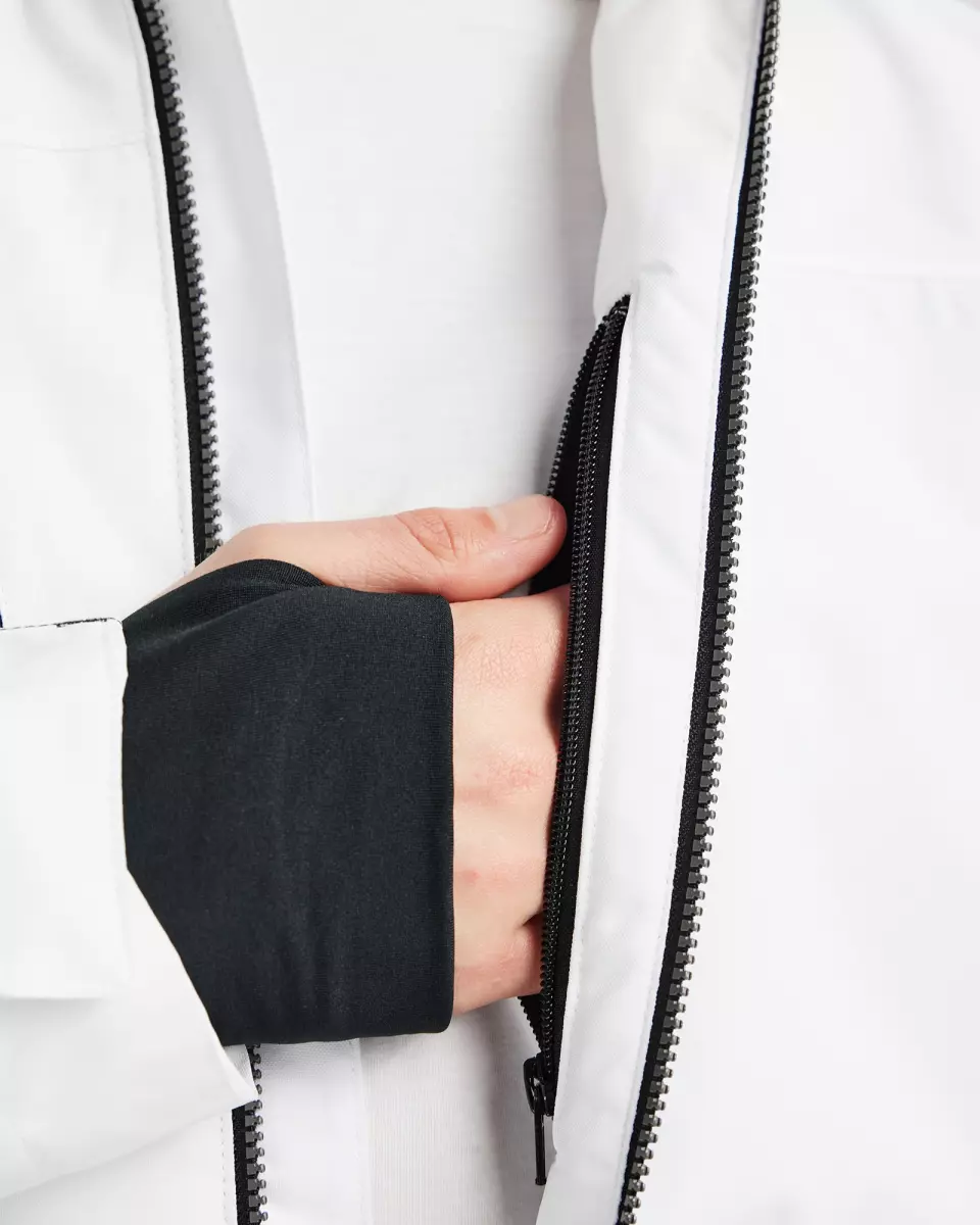 Blaklader 489019771098, Lined Lightweight Winter Jacket, White/Dark Grey, image 7, gallery thumbnail