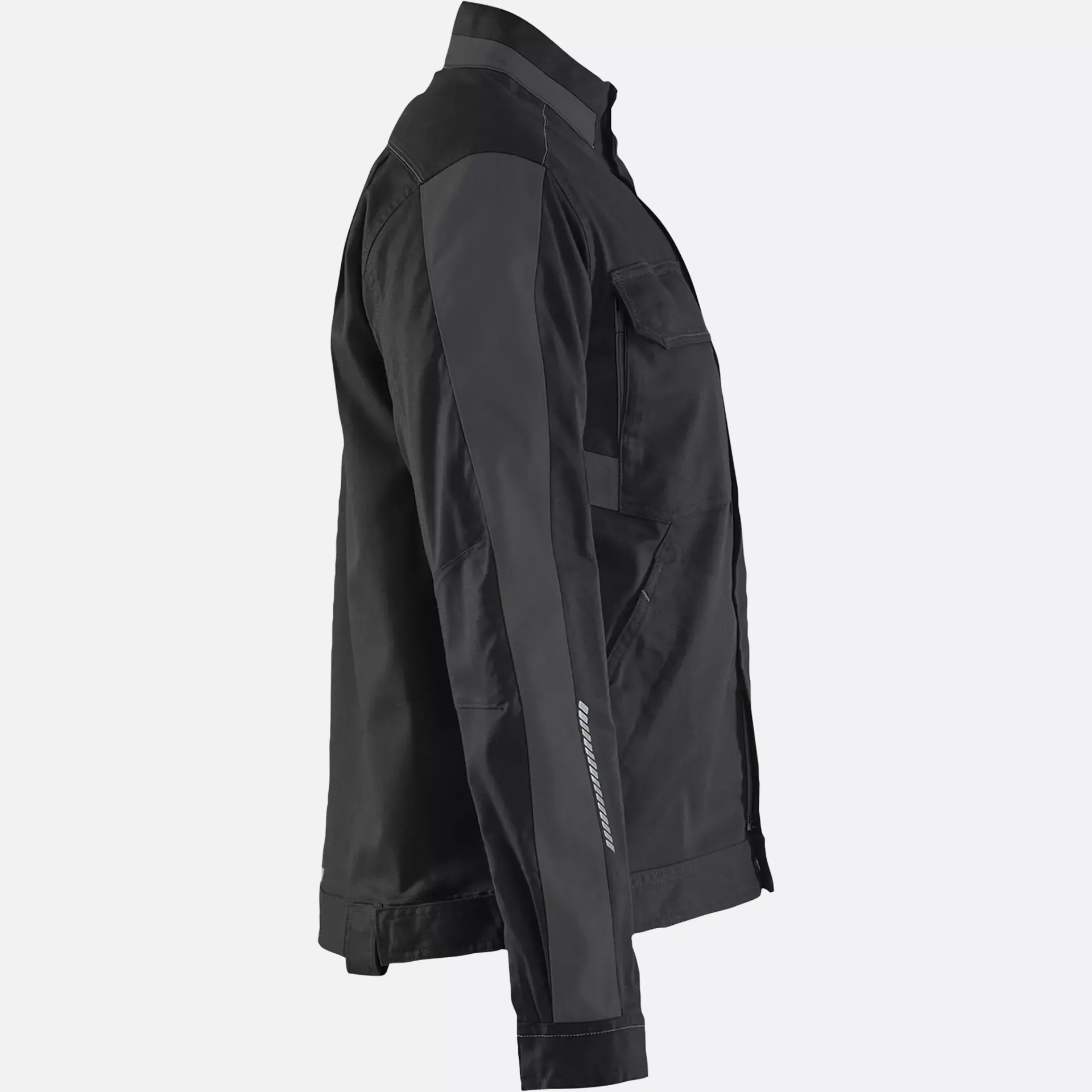 Blaklader 444318329998, Ladies Industry Stretch Jacket, Black/Dark Grey, image 2