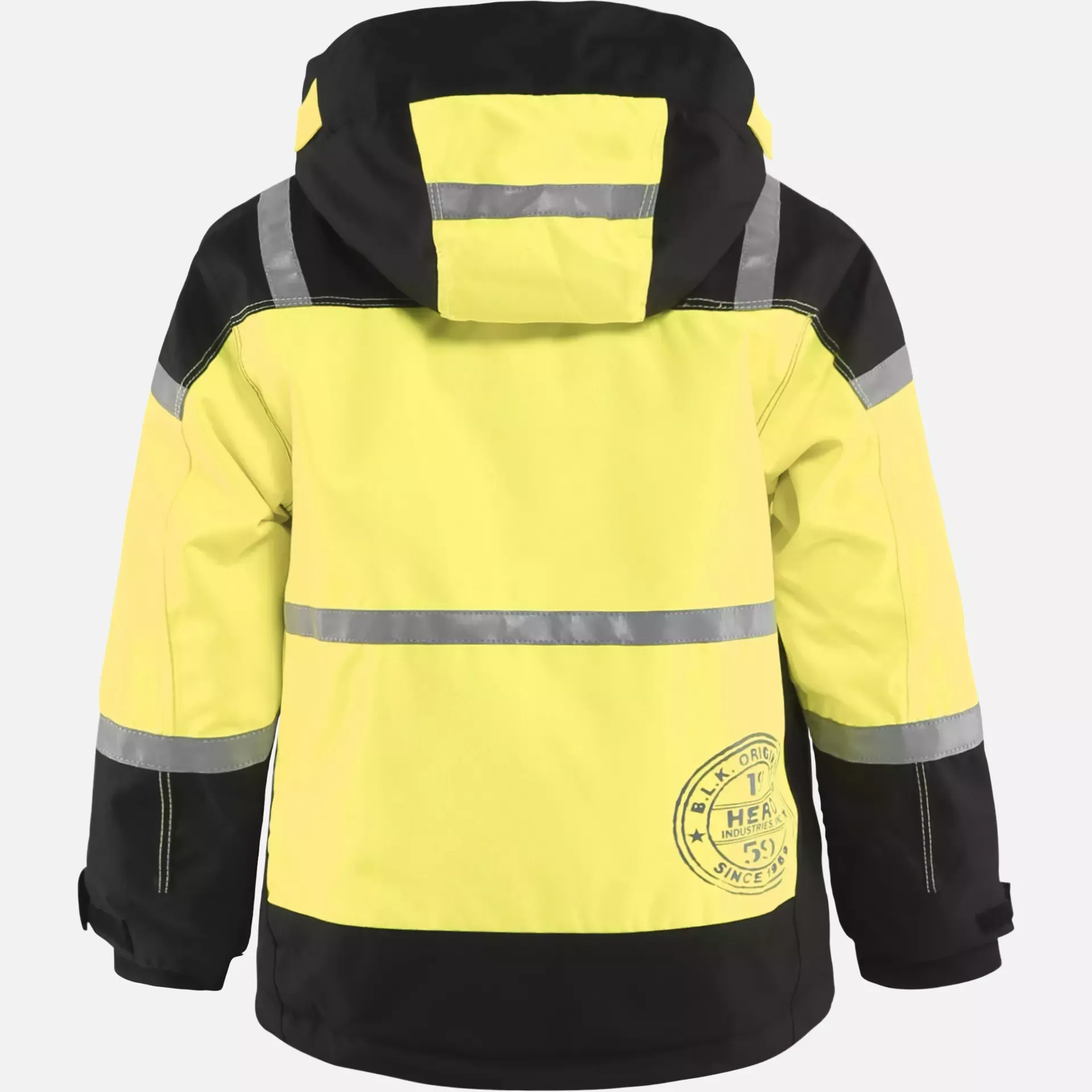 Blaklader 485819779933, Children's Winter Jacket, Black/Yellow, image 4