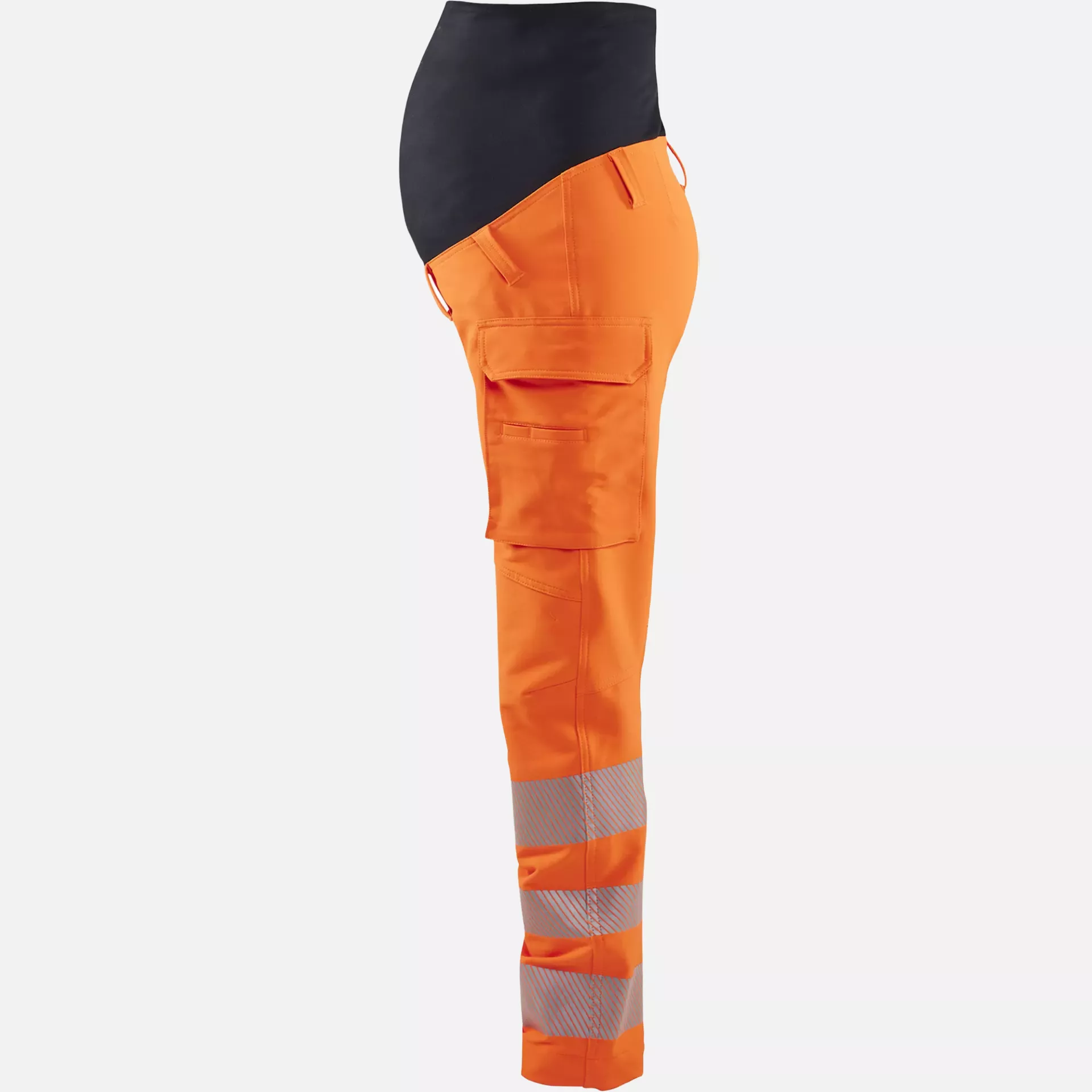 Blaklader 710016425399, High Vis 4-Way Stretch Maternity Trousers, Orange/Black, image 3