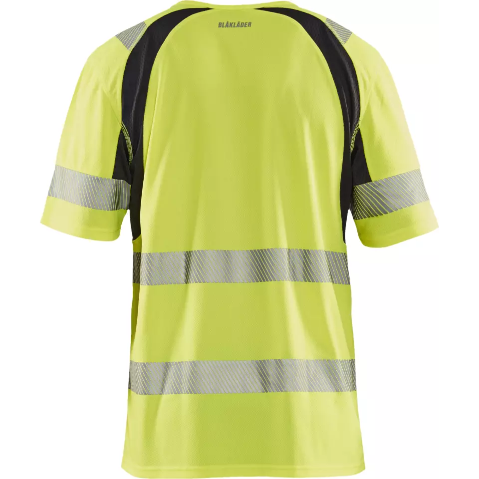 Blåkläder 339710133399, High Vis UV Protection T-Shirt, Yellow/Black, image 4, gallery thumbnail
