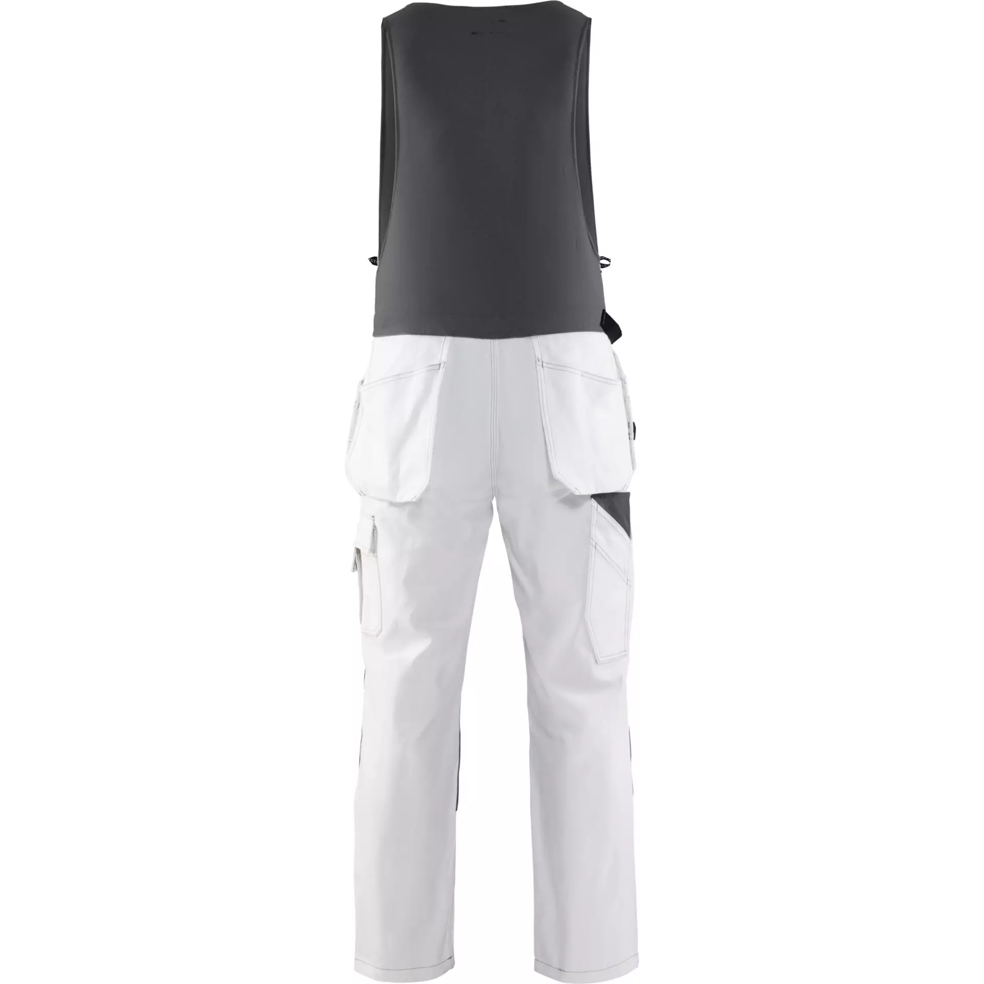 Blaklader 253212101098, Bib and Brace, White/Dark Grey, image 4