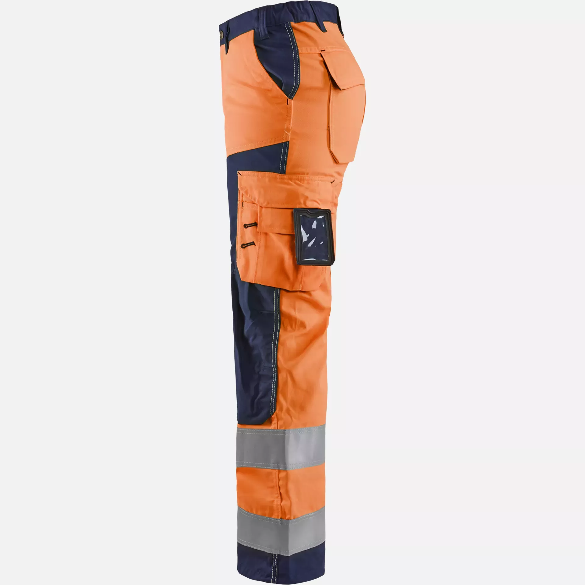 Blaklader 715518115389, High Vis Damen Arbeitshose, Orange/Marineblau, image 3