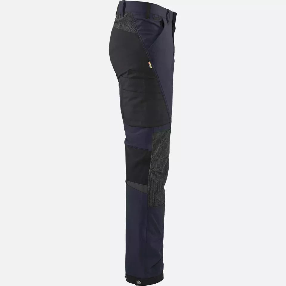 Blaklader 142216458699, 4-Wege-Service Stretch Arbeitshose, Dunkel Marineblau/Schwarz, image 2, gallery thumbnail