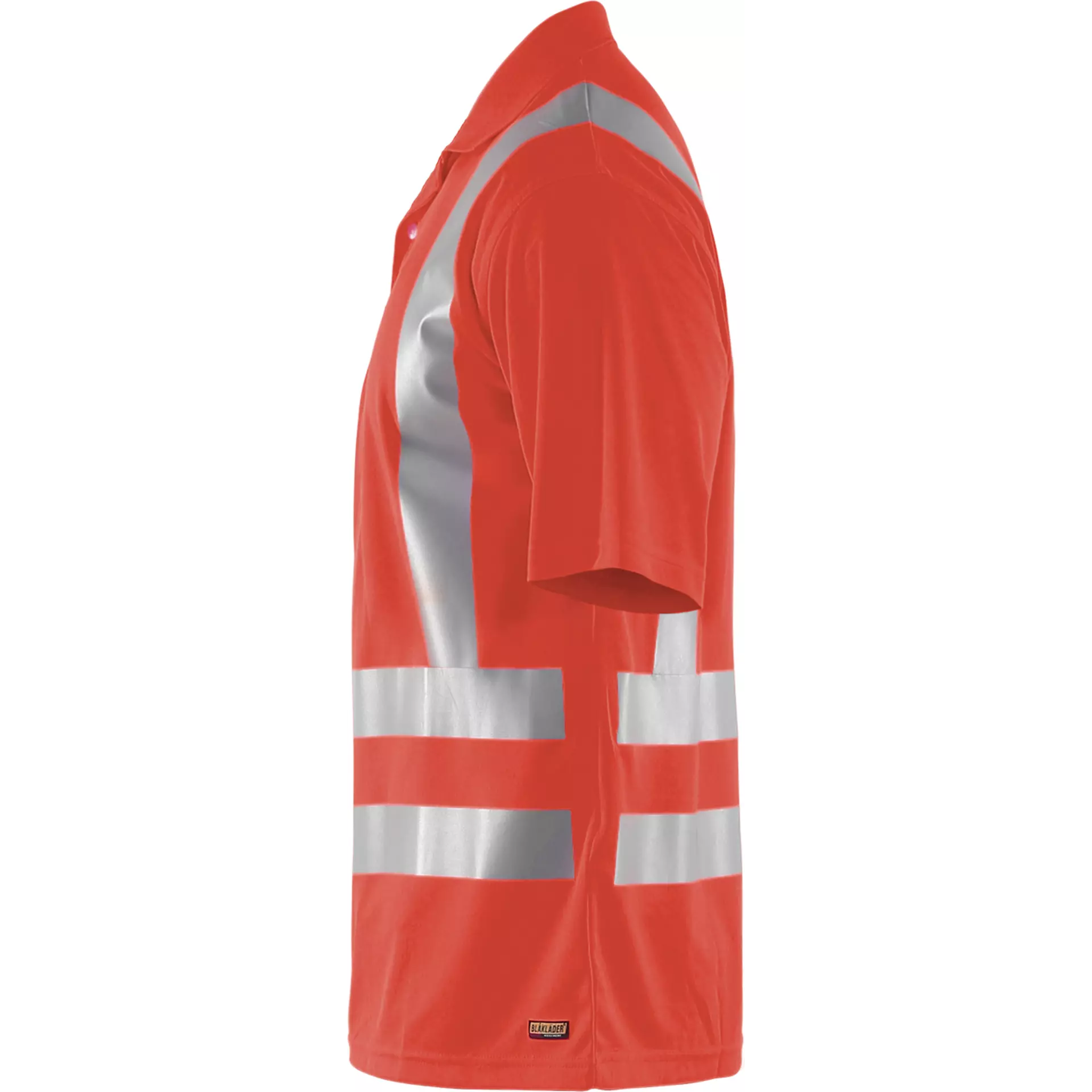 Blåkläder 339110115500, High Vis UV Protection Polo Shirt, Red, image 3