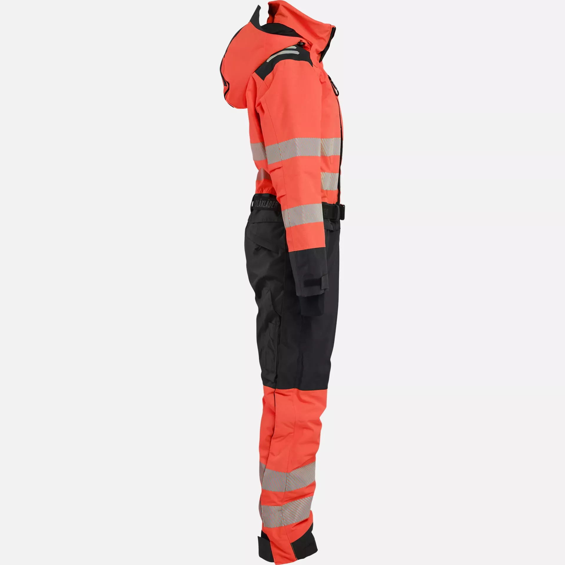 Blaklader 672619775599, Ladies High Vis Winter Coverall, High Vis Red/Black, image 2