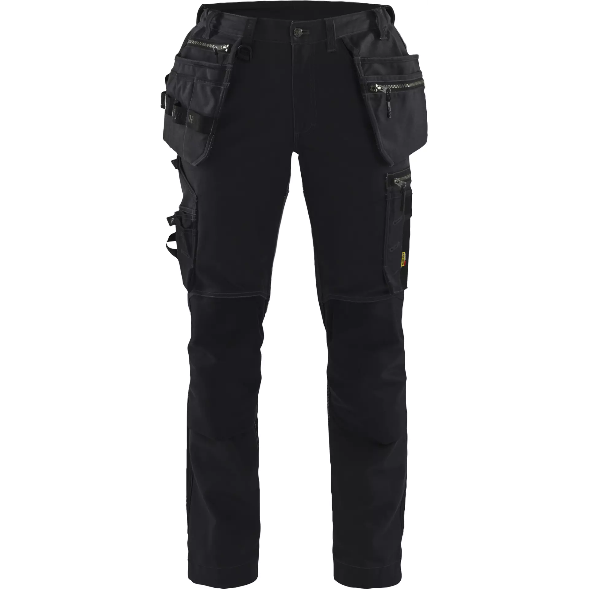 Blaklader 713013709999, Ladies Stretch Craftsman Work Trousers, Black