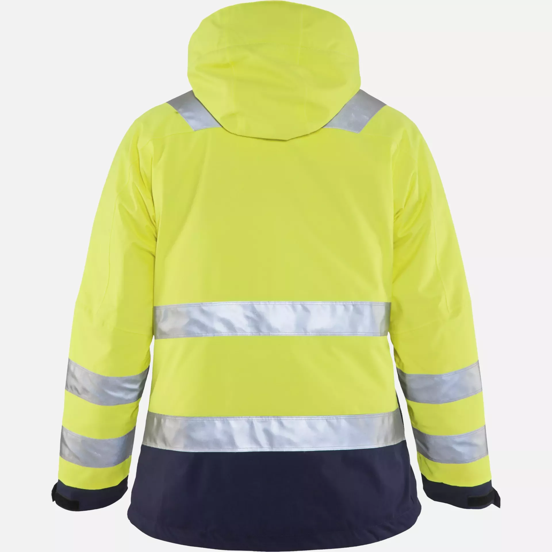 Blaklader 487219873389, High Vis Women's Winter Jacket, Yellow/Navy Blue, image 4