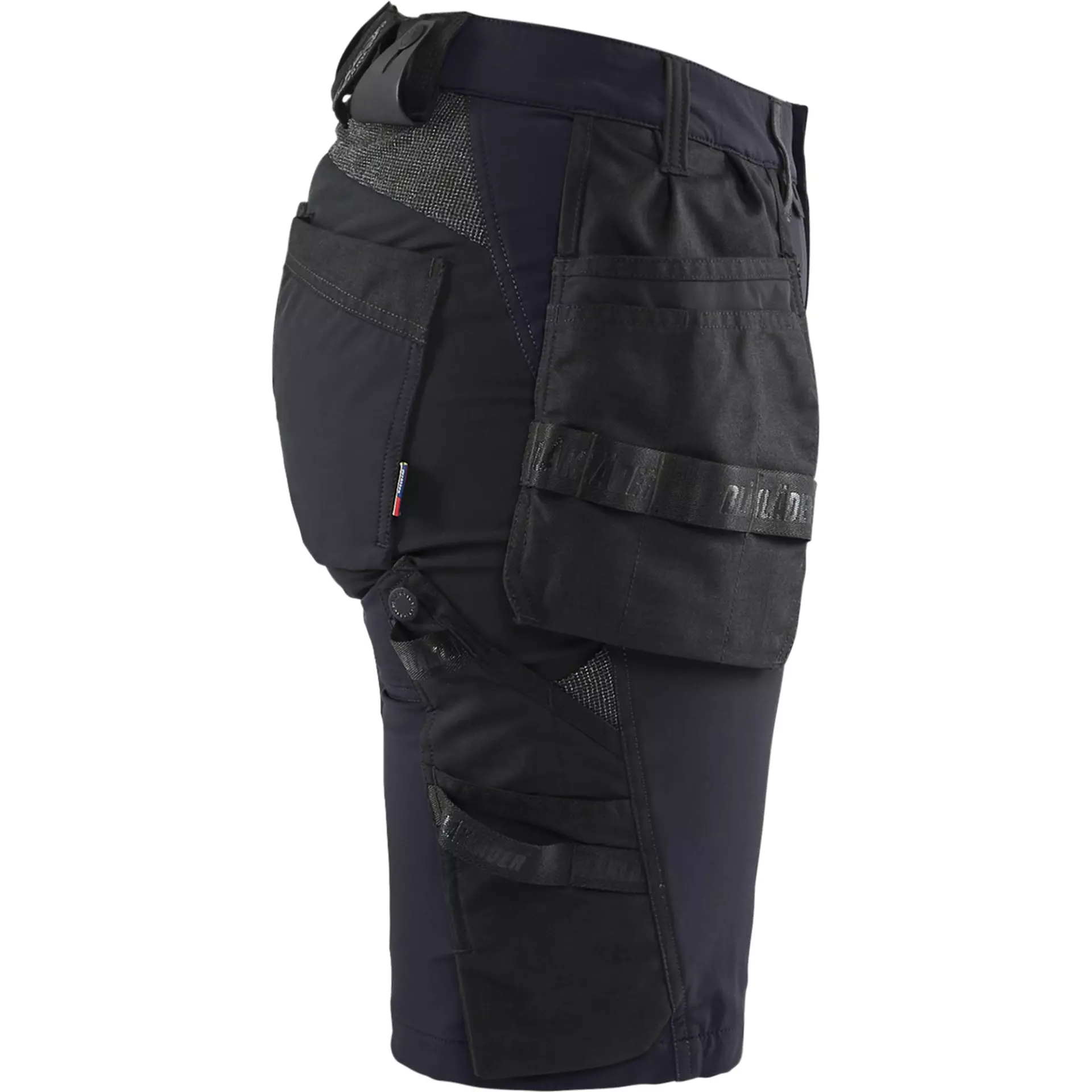 Blaklader 718316458699, Ladies 4-Way Stretch Craftsman Shorts, Dark Navy/Black, image 2